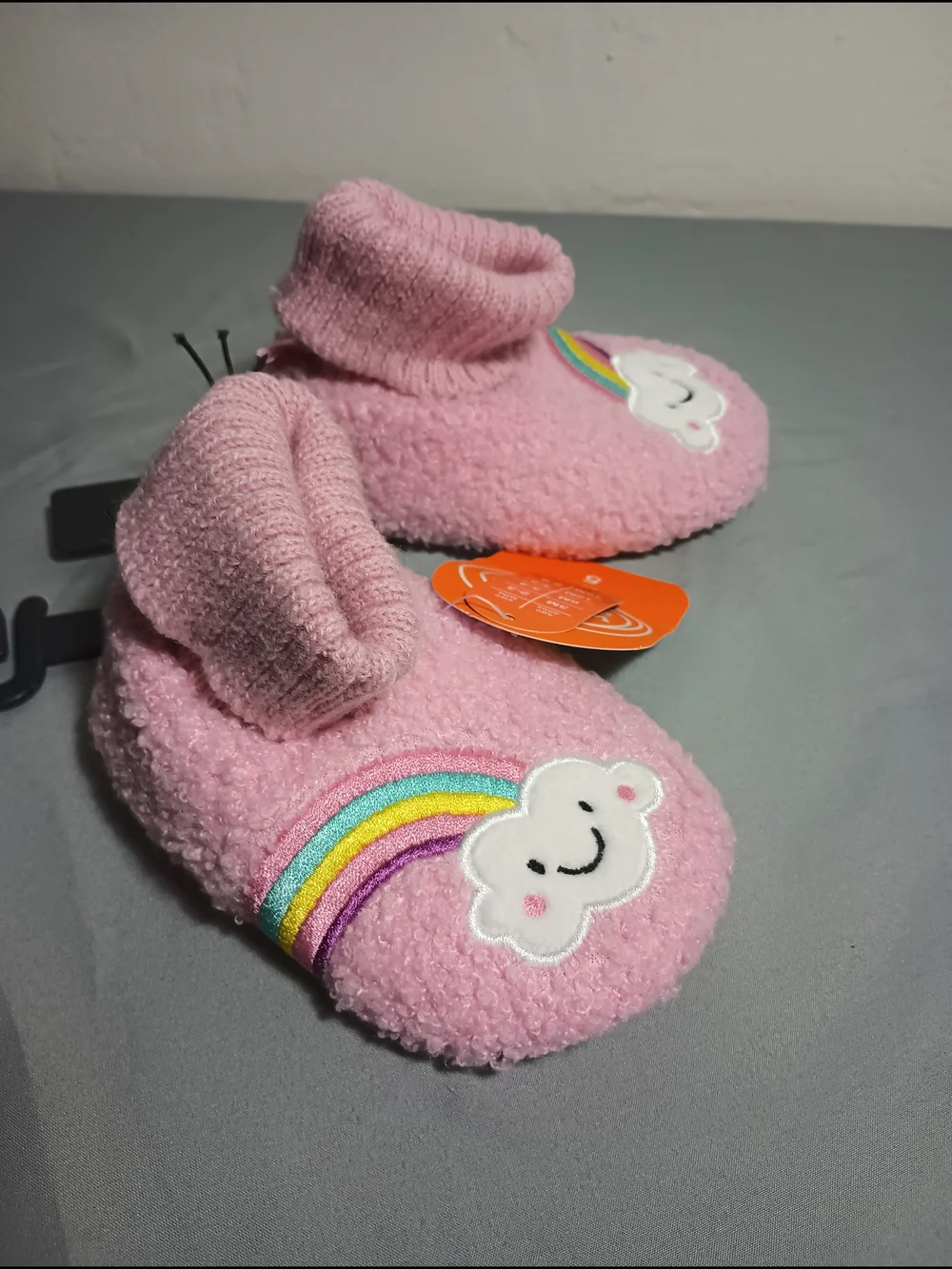 Wonder Nation Infant Rainbow Bootie Slippers
